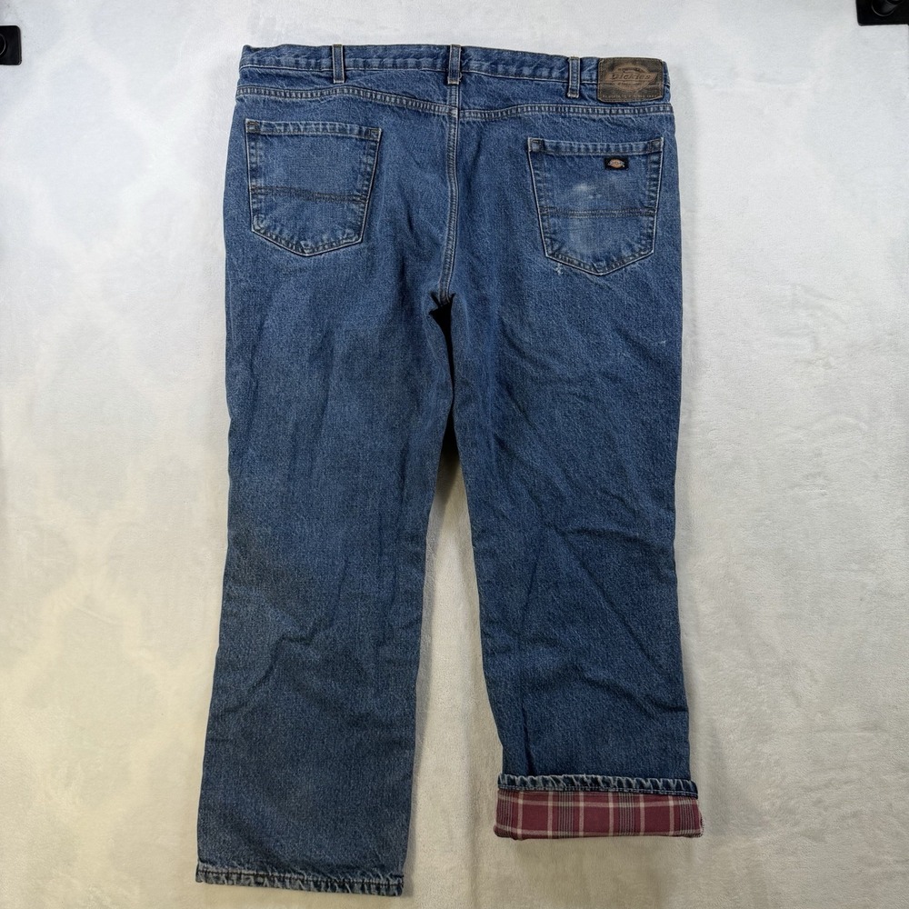 Dickies Jeans Relaxed Fit Flannel Lined Stretch Men's Size 40x30